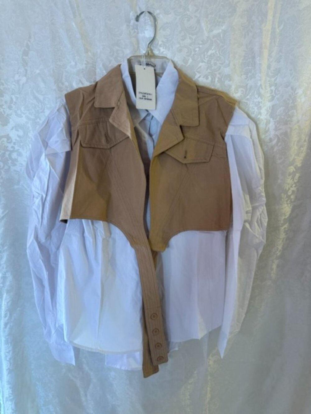 Ladies 2 piece set shirt